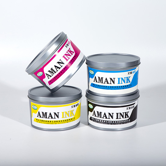 A 6 Gloss Quickset Non-Skinning Offset Printing Ink