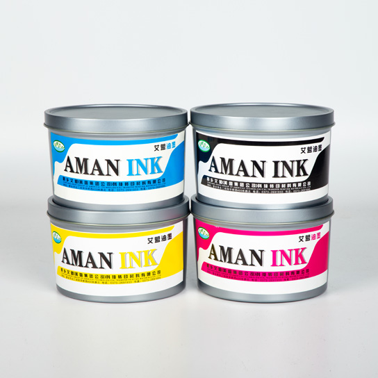 A 6 Gloss Quickset Non-Skinning Offset Printing Ink